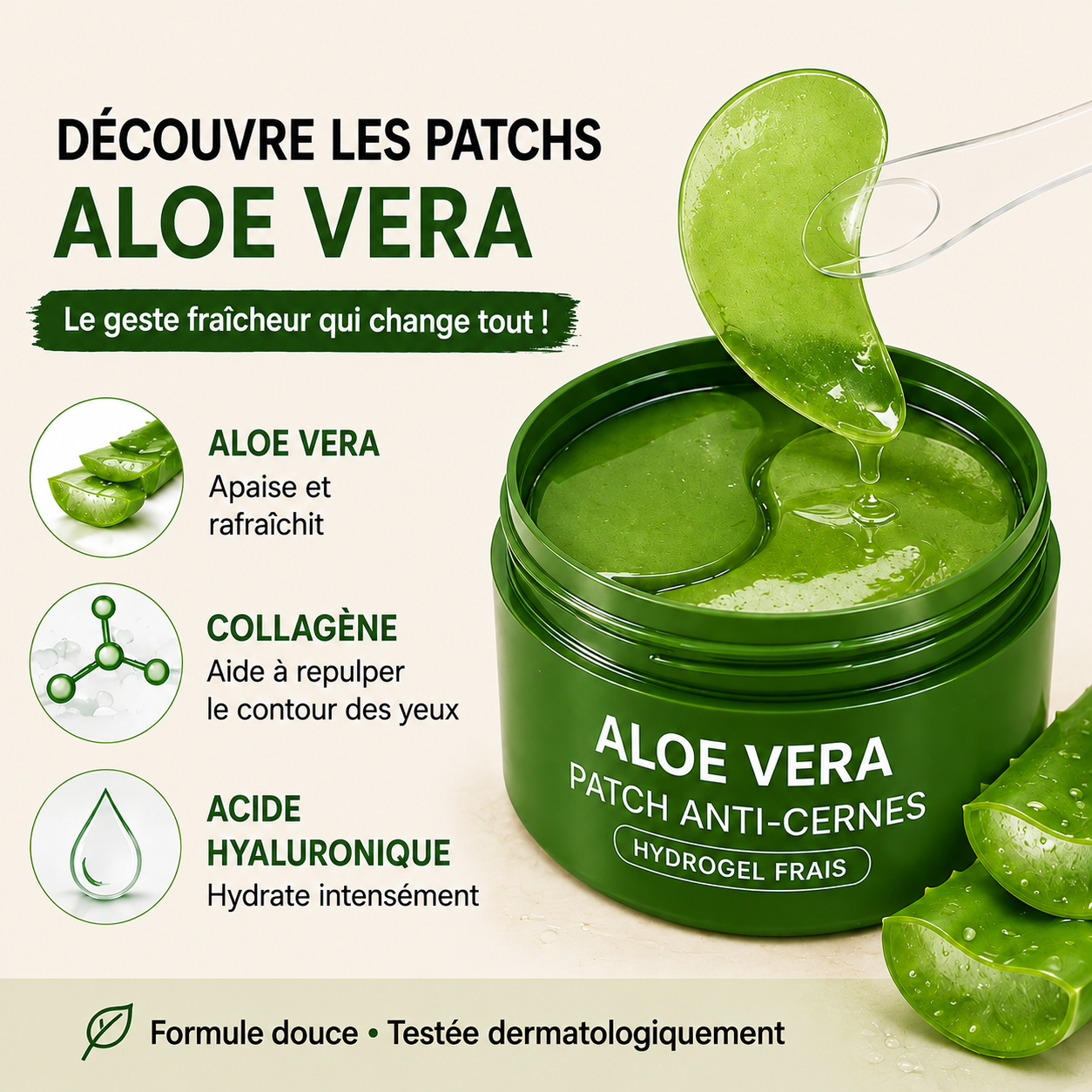 Patch Anti-cernes Aloe Vera